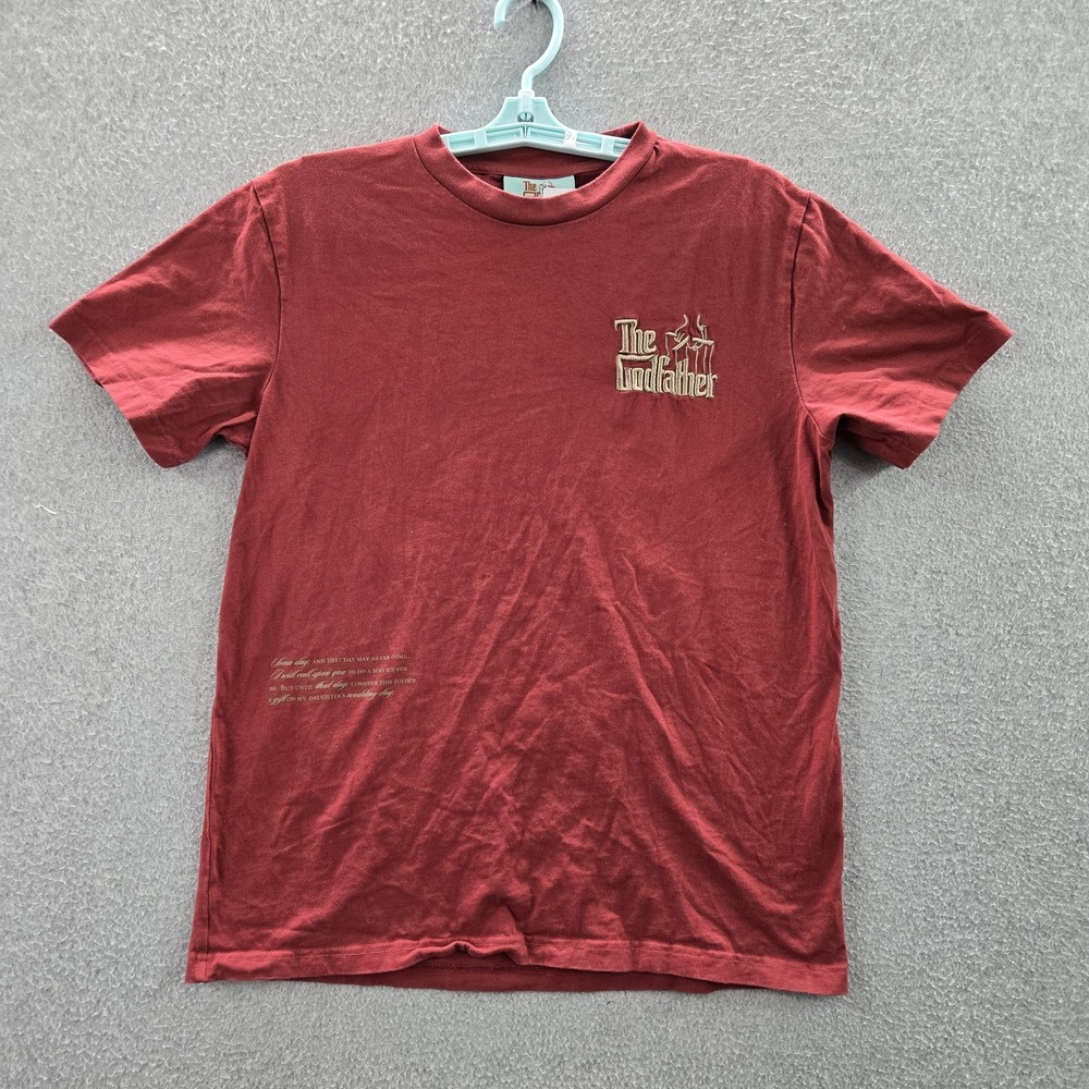 The‎ Godfather x Shoe Palace Men Shirt SMALL Red Logo Embroidery Graphic Print